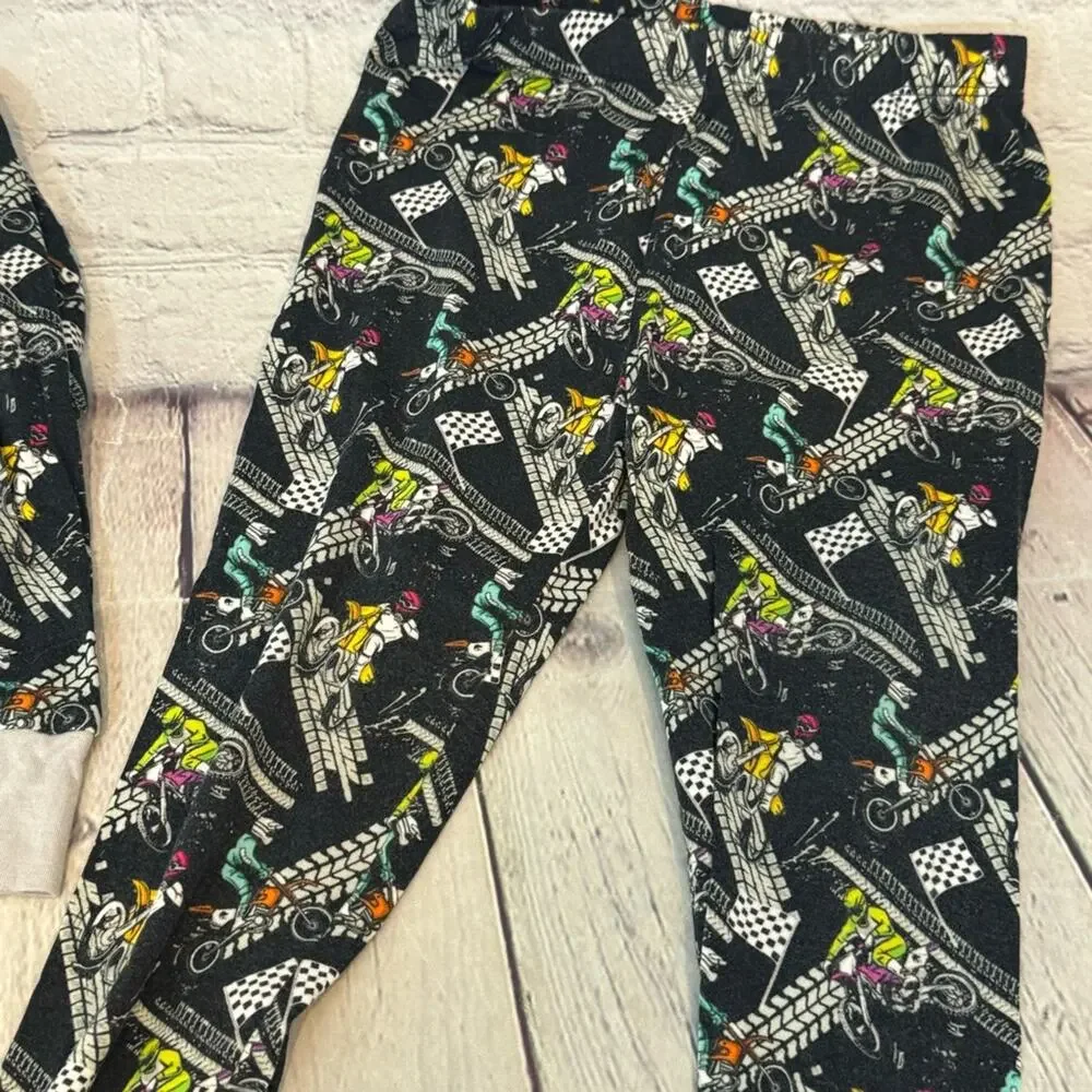 Georges Hat Motorcross Bamboo Pajama Set